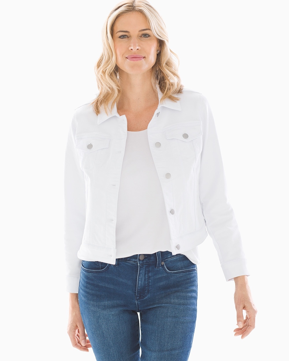 soft stretch denim jacket