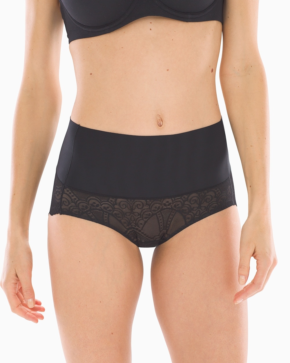 Medium Shaping Retro Brief with Lace