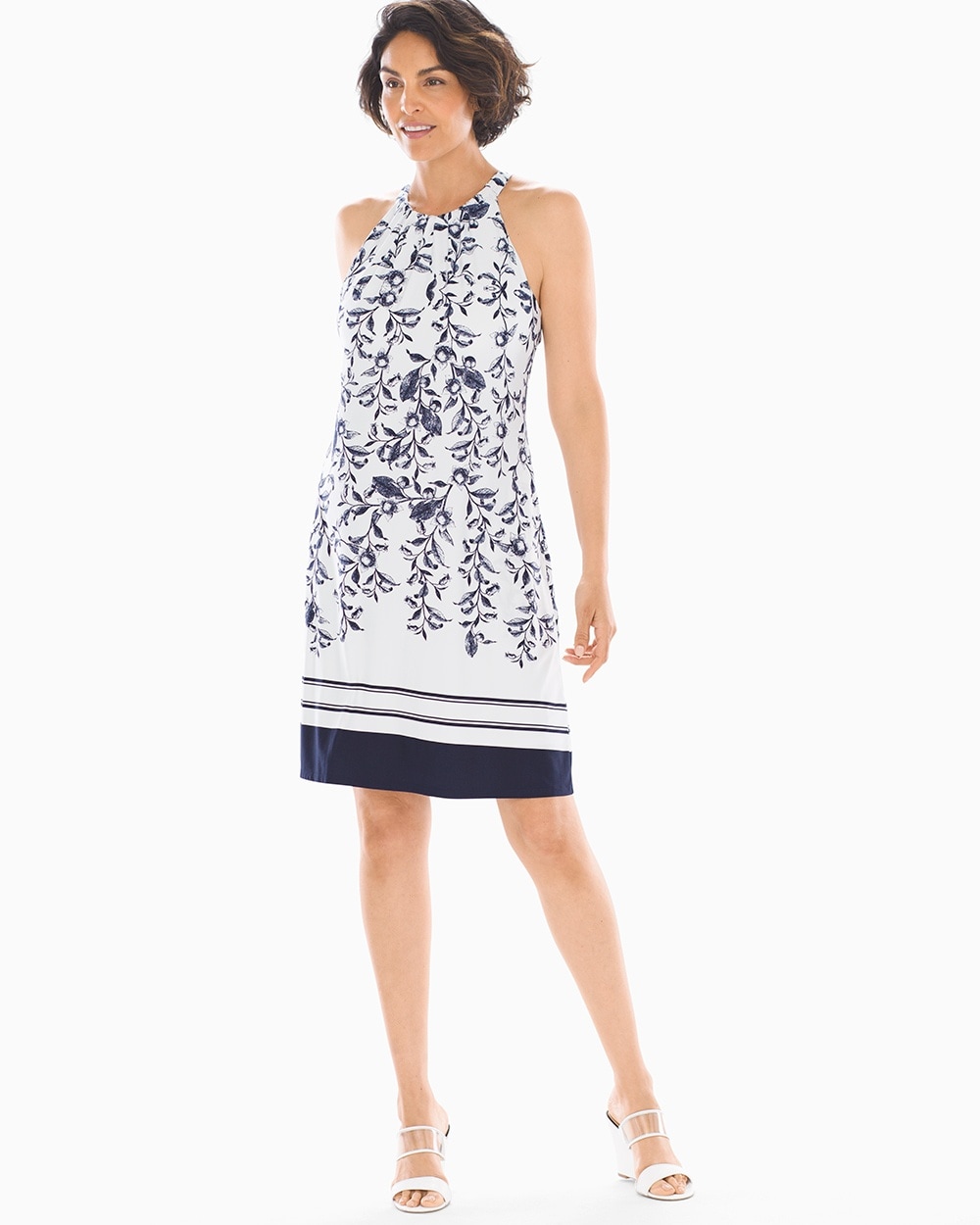 Swing Bra Dress Villa Vine Plcmt White