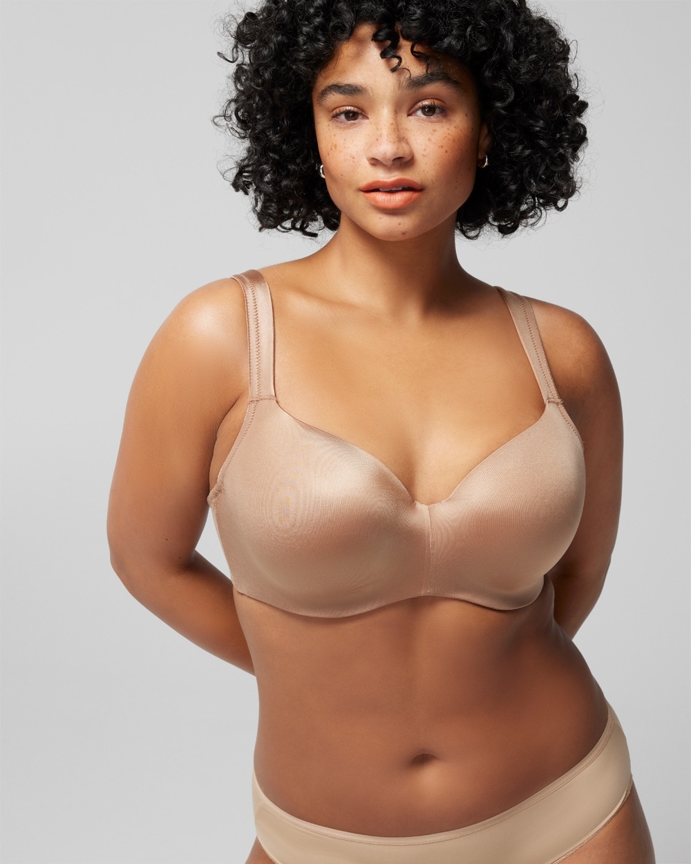 Soma Stunning Support Smooth Balconette Bra In Brown