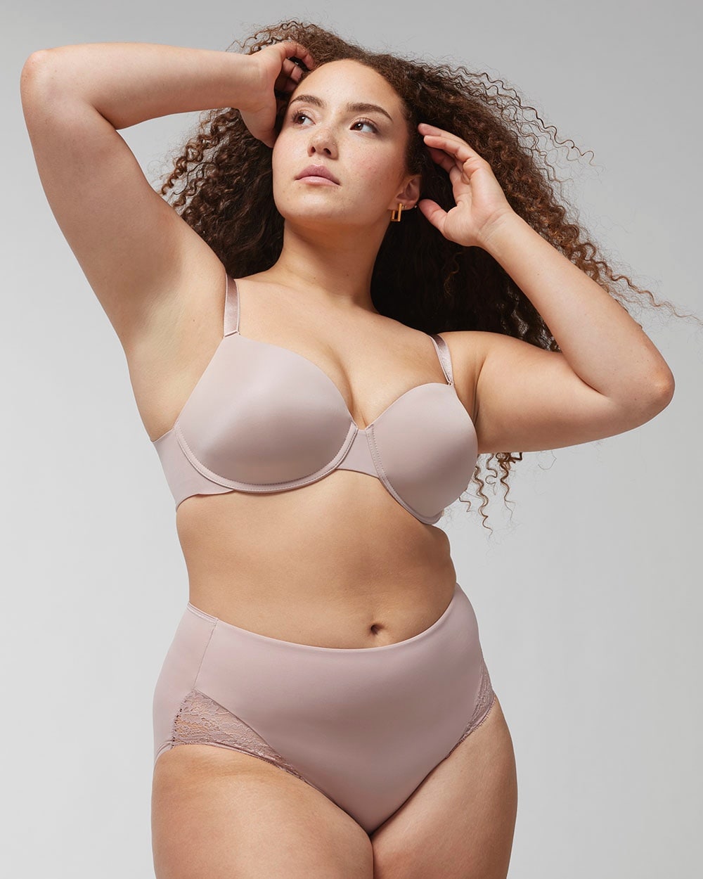 Soma Vanishing 360 Perfect Coverage Bra In Light Pink Nude