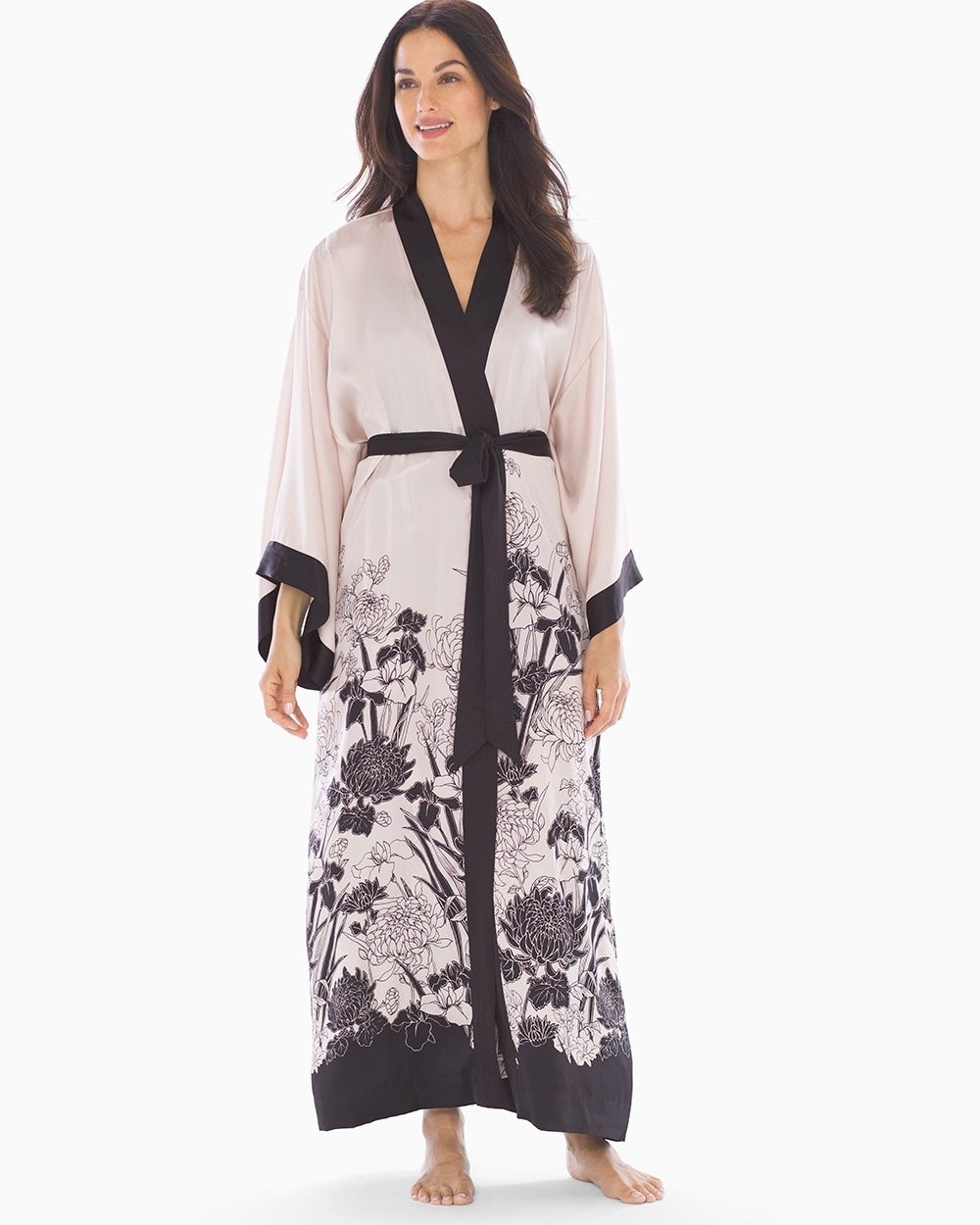 Sensual Silk Kimono Robe