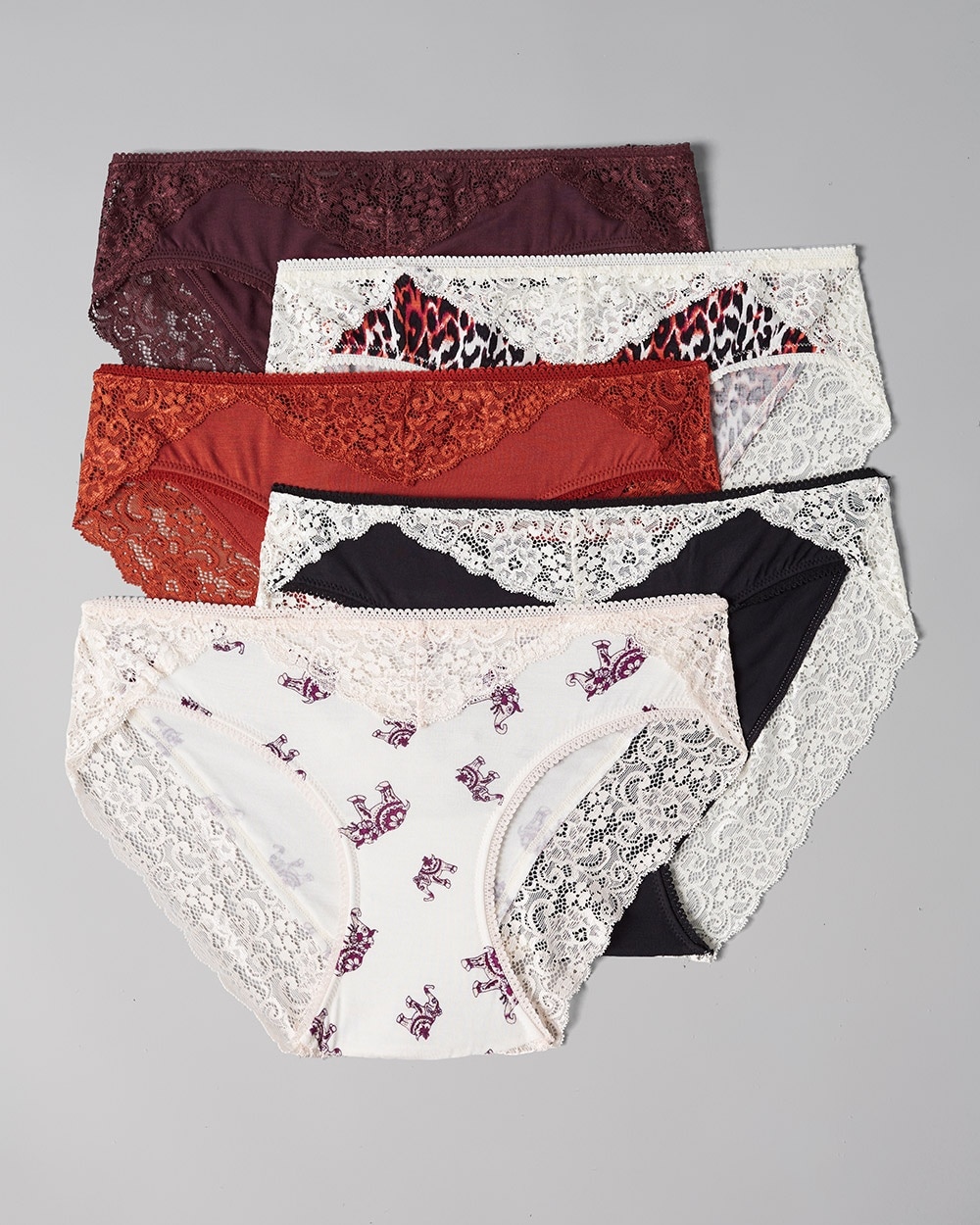 Embraceable Lace Hipster 5 Pack