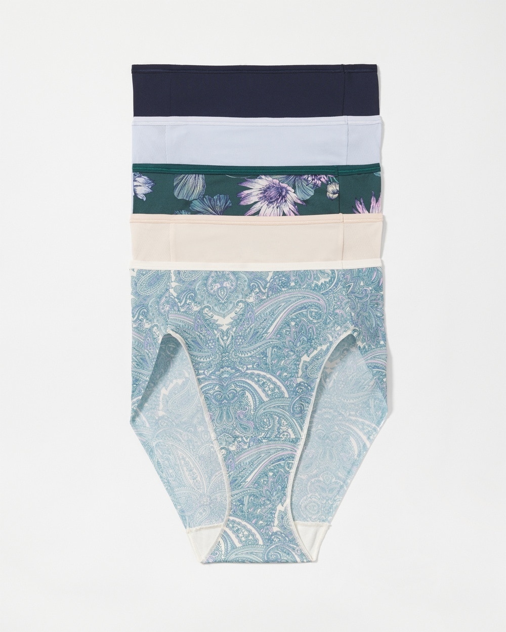Vanishing Edge High-Leg Brief Panty 5 Pack