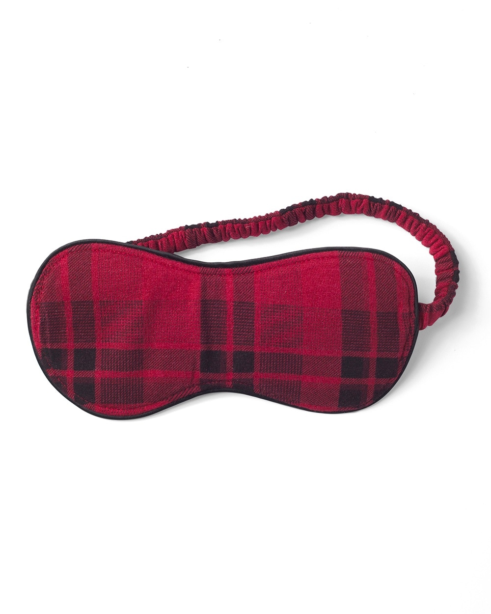 Embraceable Eyemask Peace And Joy Plaid Red