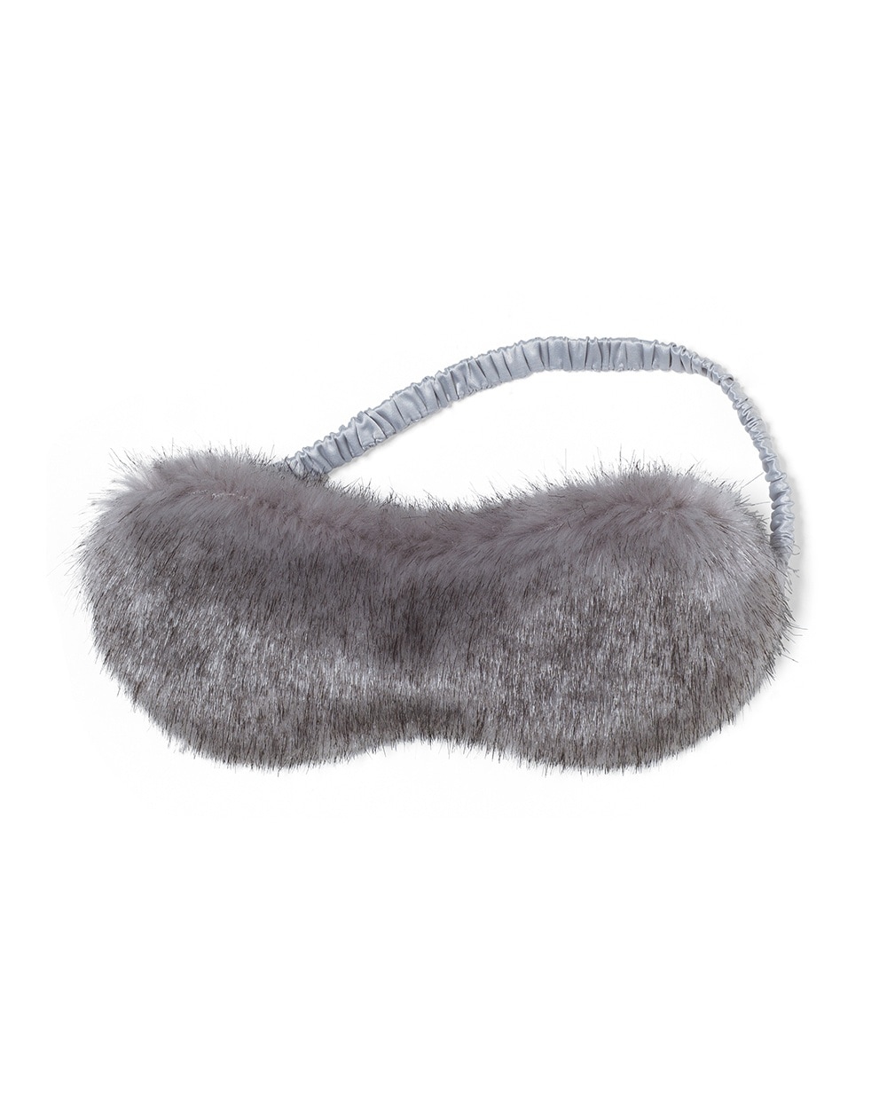 Faux Fur Eyemask Grey