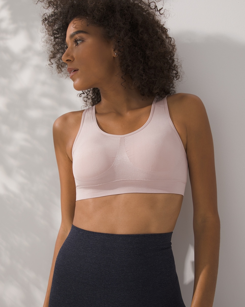 Seamless padded bralette - Old rose - Ladies