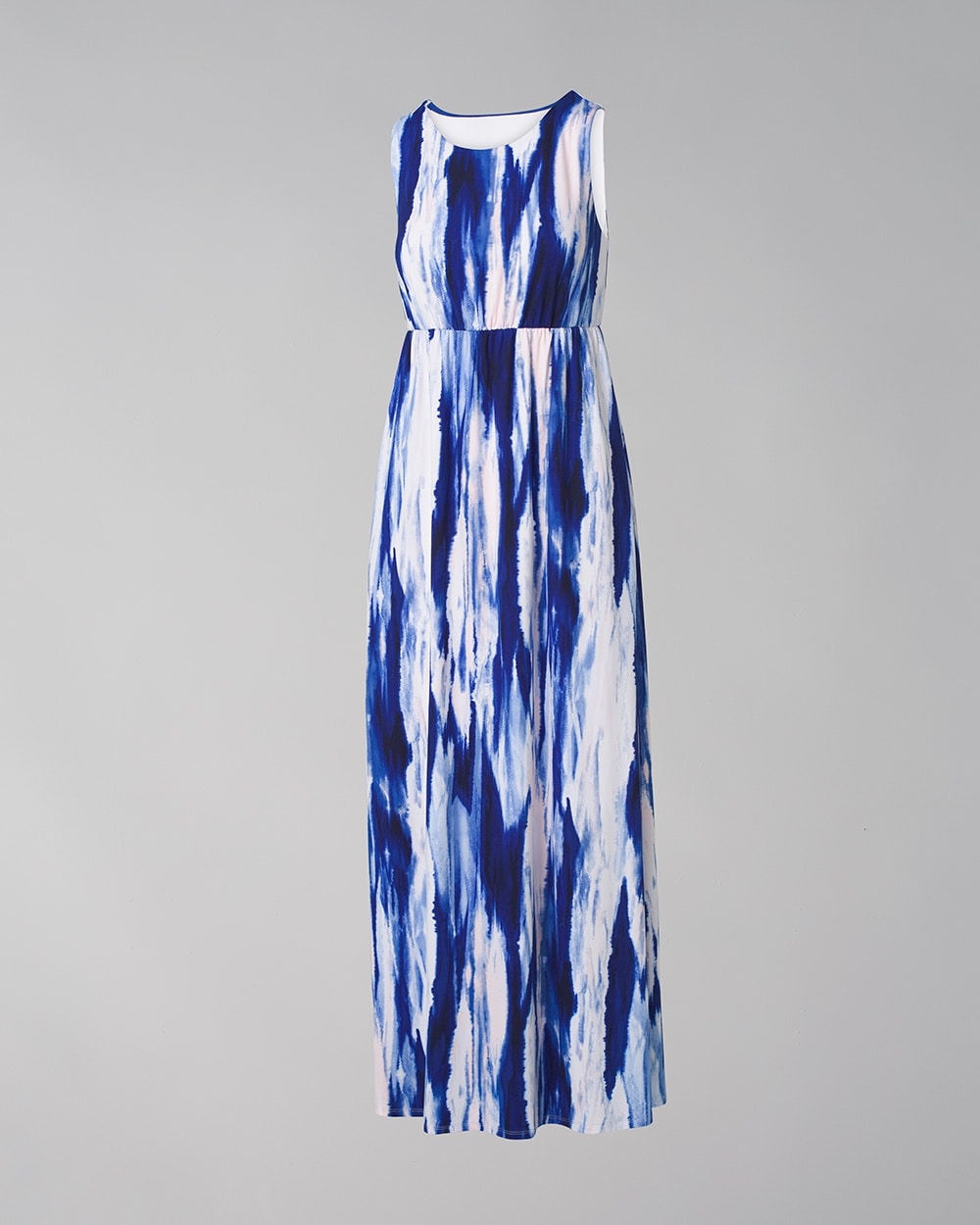 high neckline maxi dress