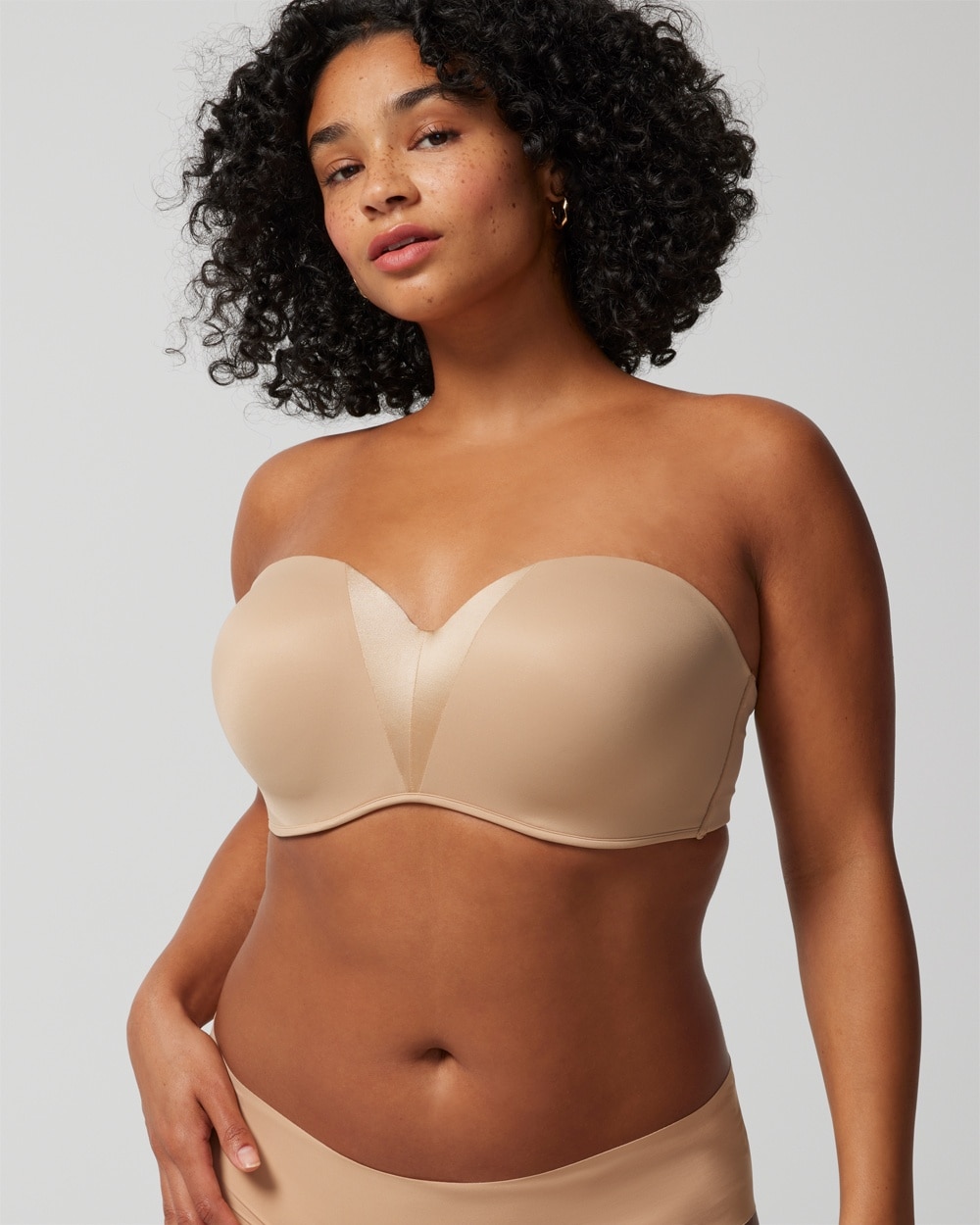 Soma Stunning Starlet Multi-way Strapless Bra In Nude