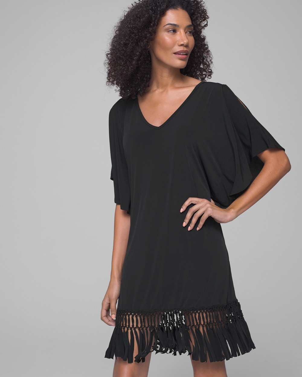 Dotti Island Macrame Caftan Coverup