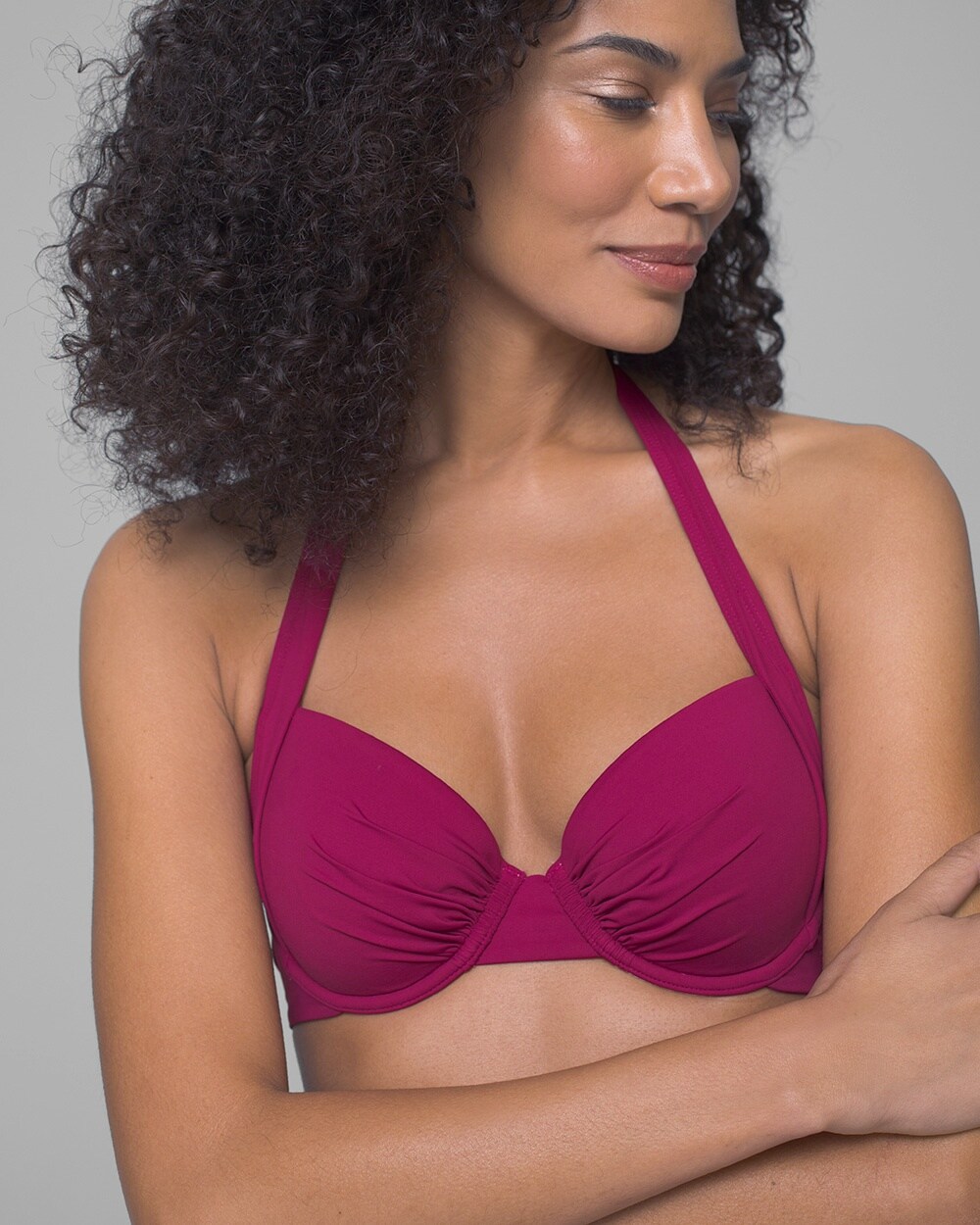 Underwire full coverage bikini top hotsell