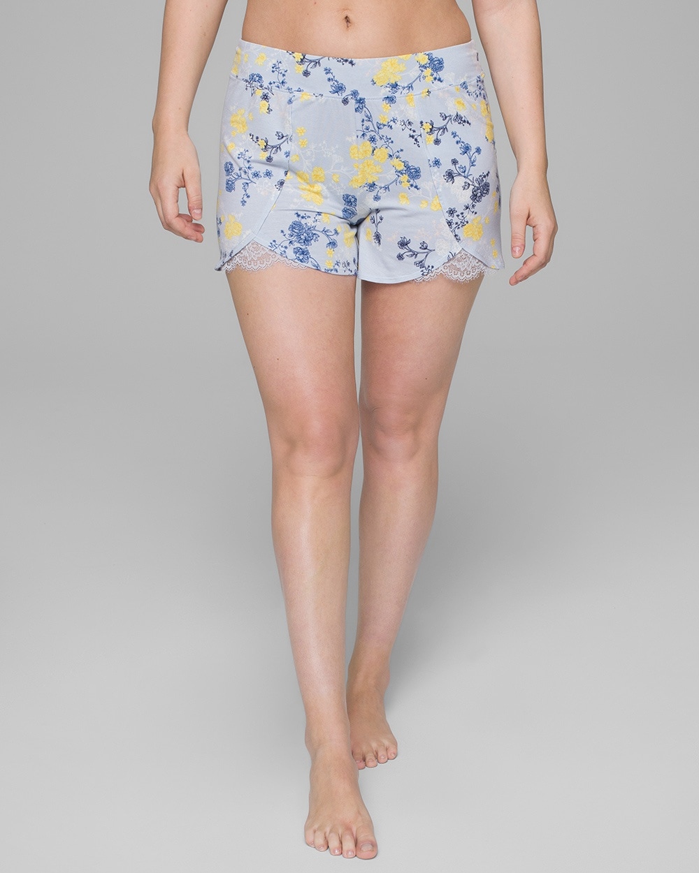 Cool Nights Tulip Pajama Shorts with Lace