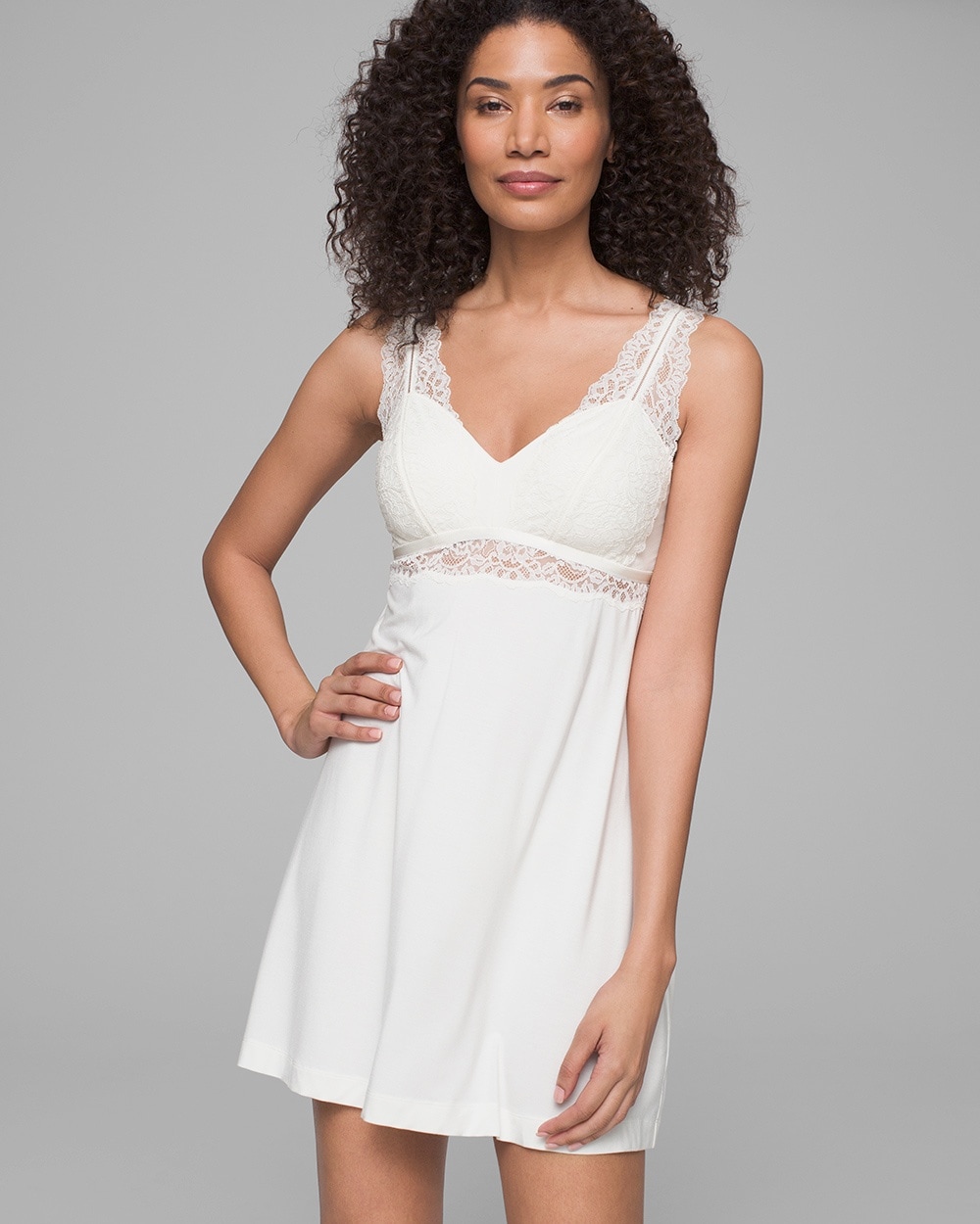 Cool Nights Lace Bodice Chemise