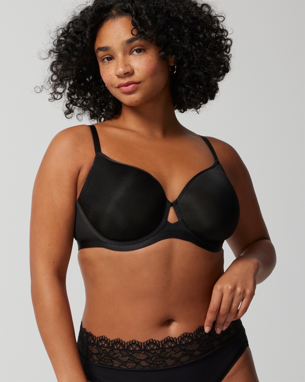 Lightest Lift Smooth Perfect Coverage Bra In Black