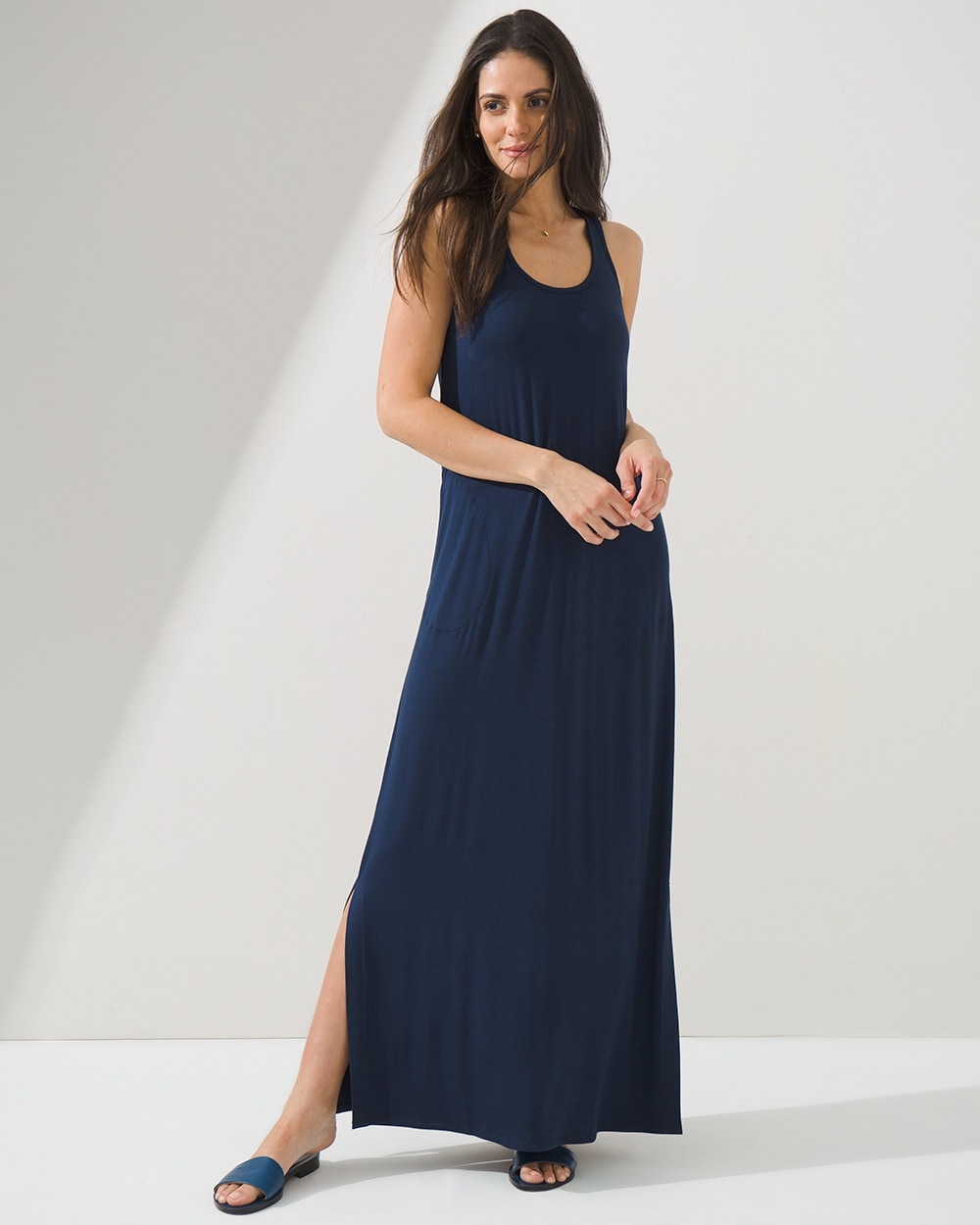 Racerback Maxi Dress with Built-In Bra - Soma