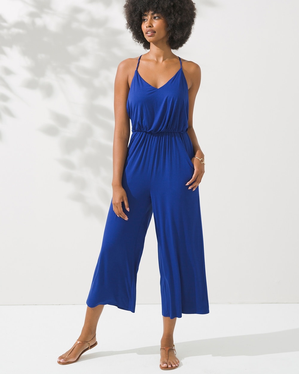 Soft Jersey Spaghetti Strap Jumpsuit