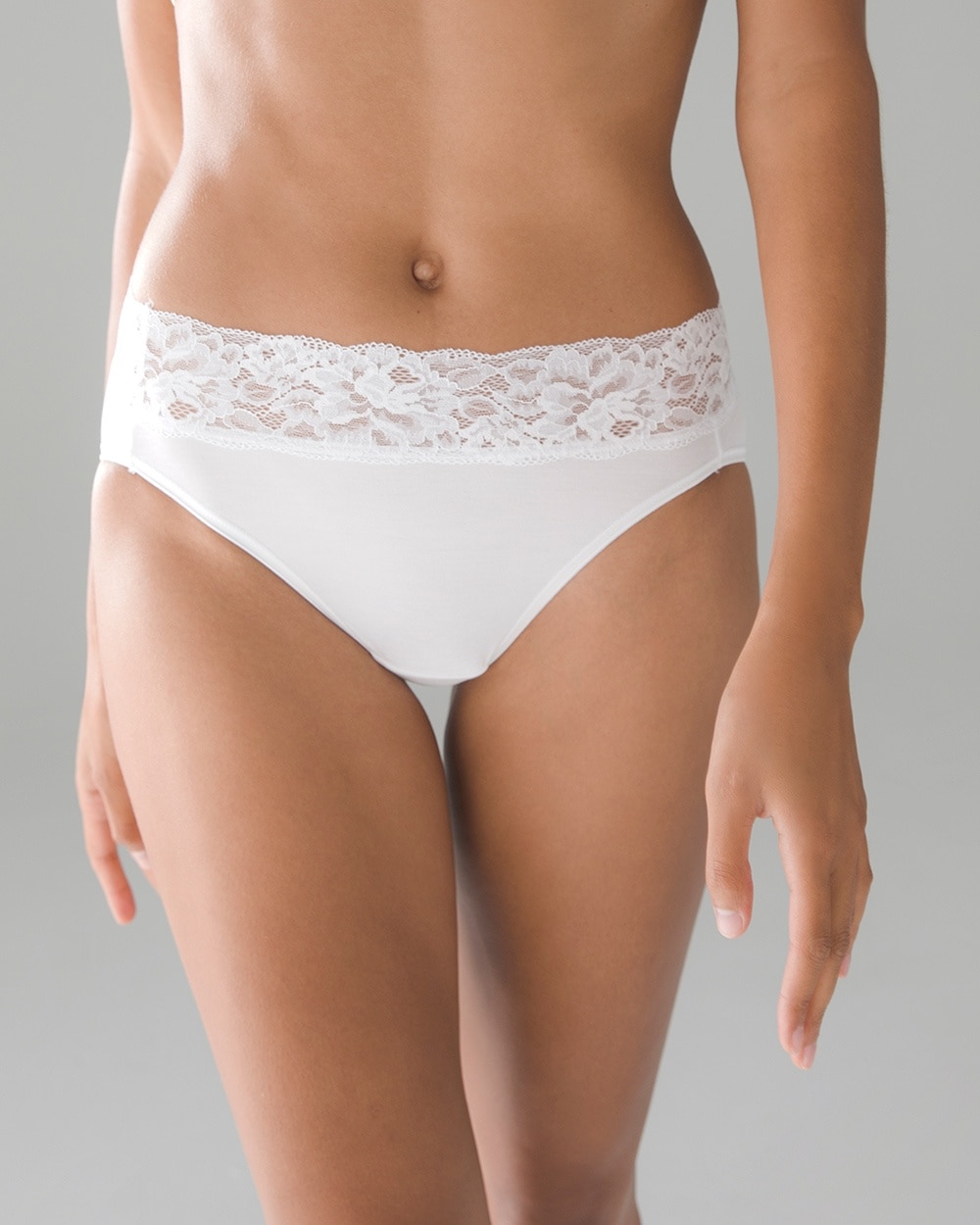 Embraceable Super Soft Signature Lace High-Leg Brief