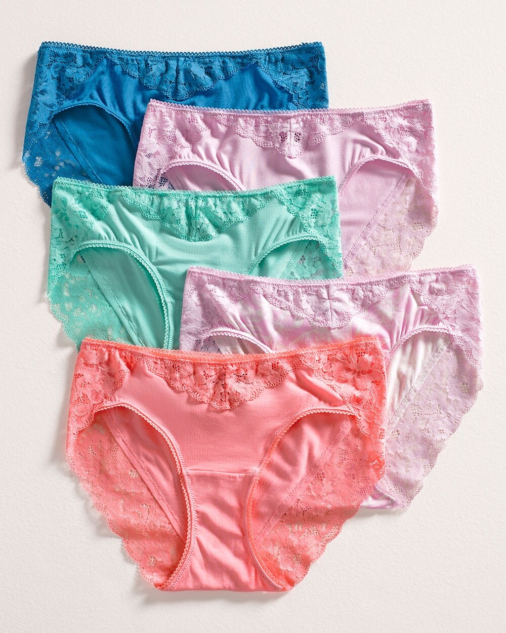 Embraceable Signature Lace Hipster 5 Pack