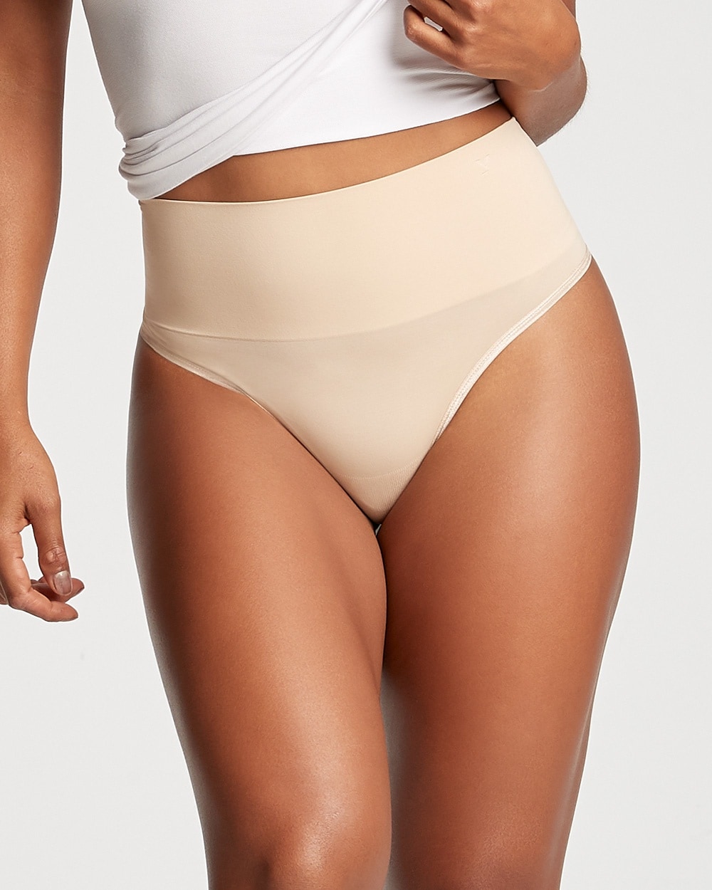 SIMIYA Seamless Waist Tummy Control Thong High Waisted Seamless