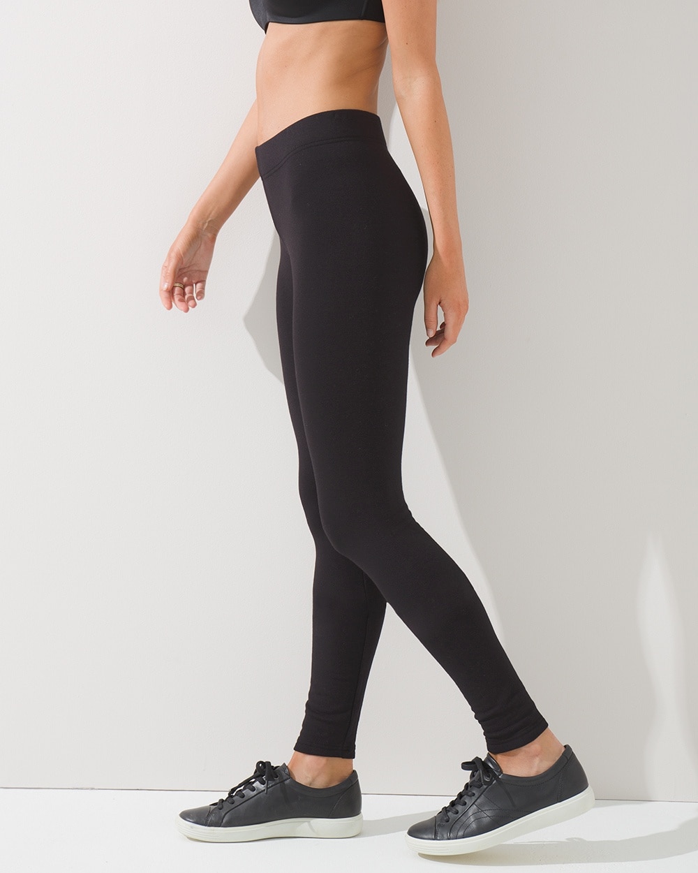 2 x West Loop Size S/M Pants Size 4-8 Black Textured Soft Fleece Leggings