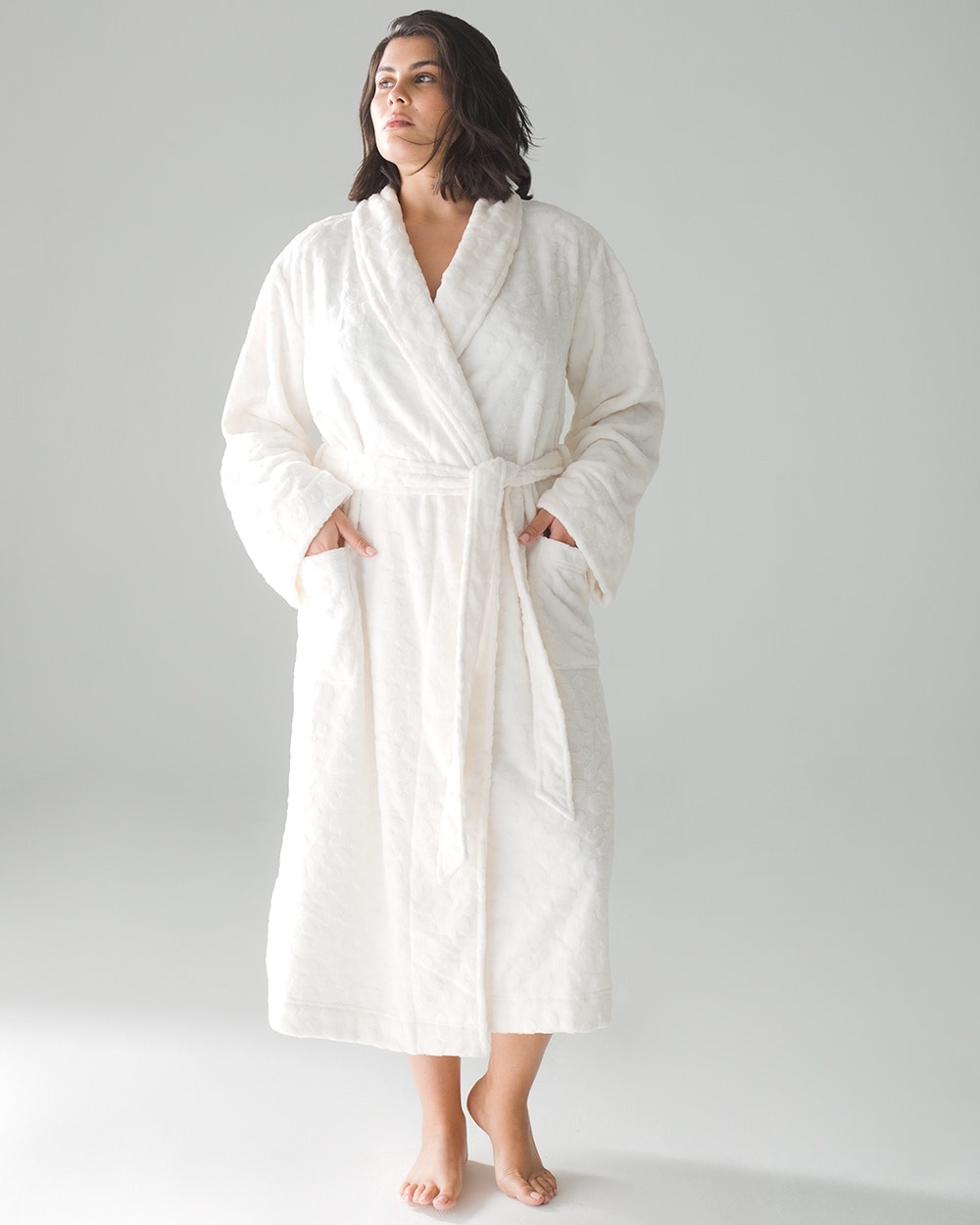 Luxe Textured Long Robe