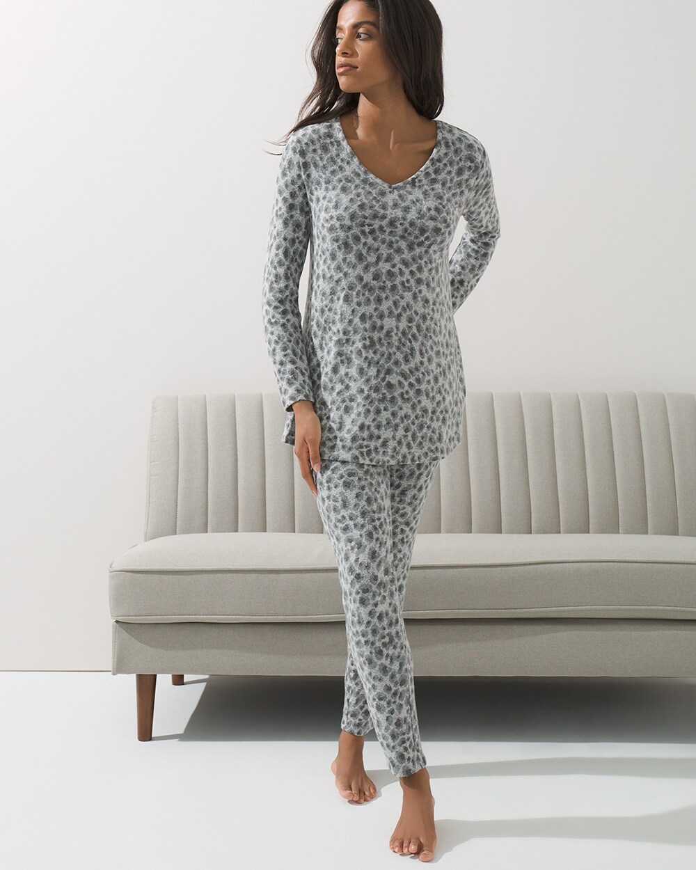 Brushed Cozy Long Sleeve PJ Set