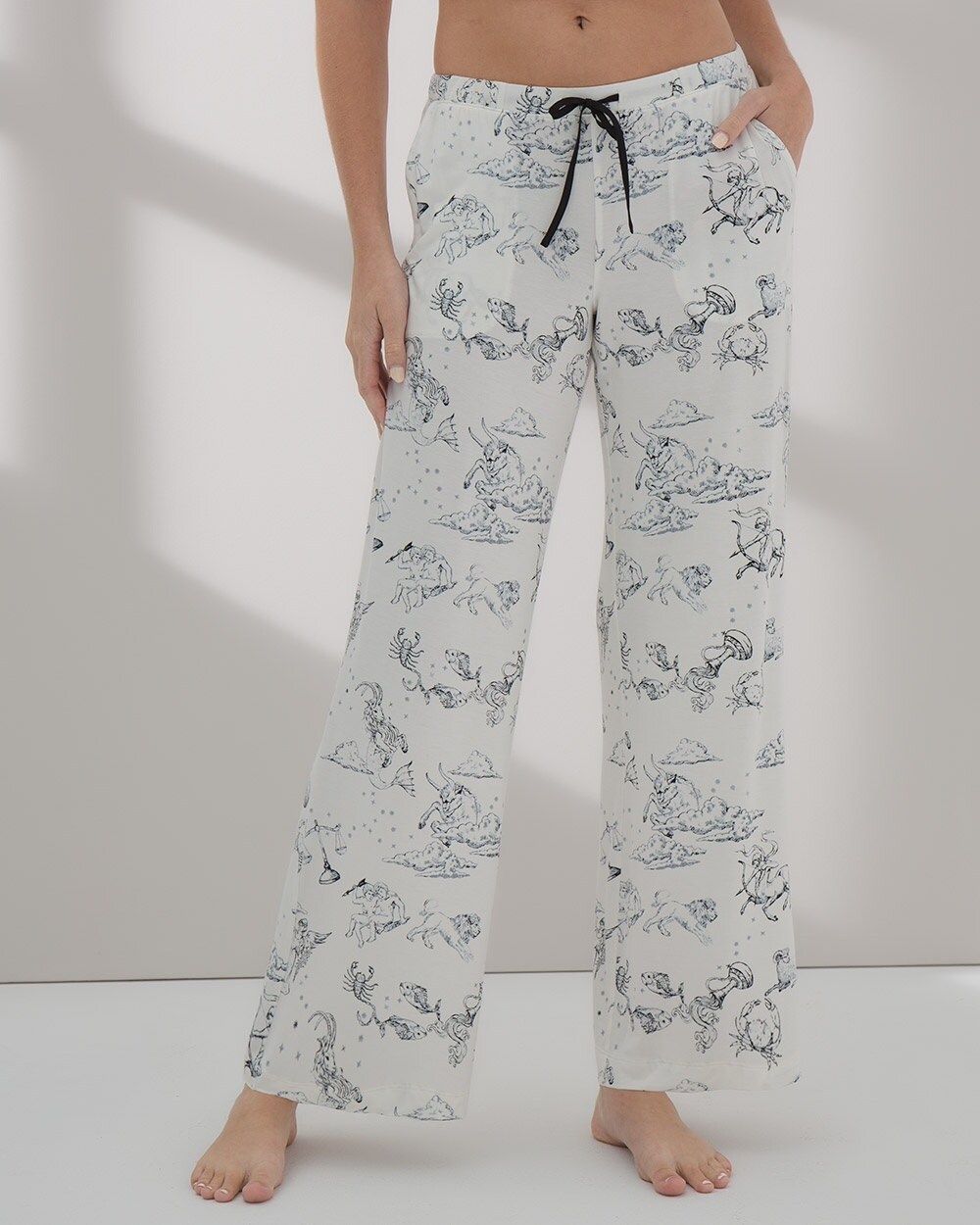 Cool Nights Wide Leg Pajama Pants