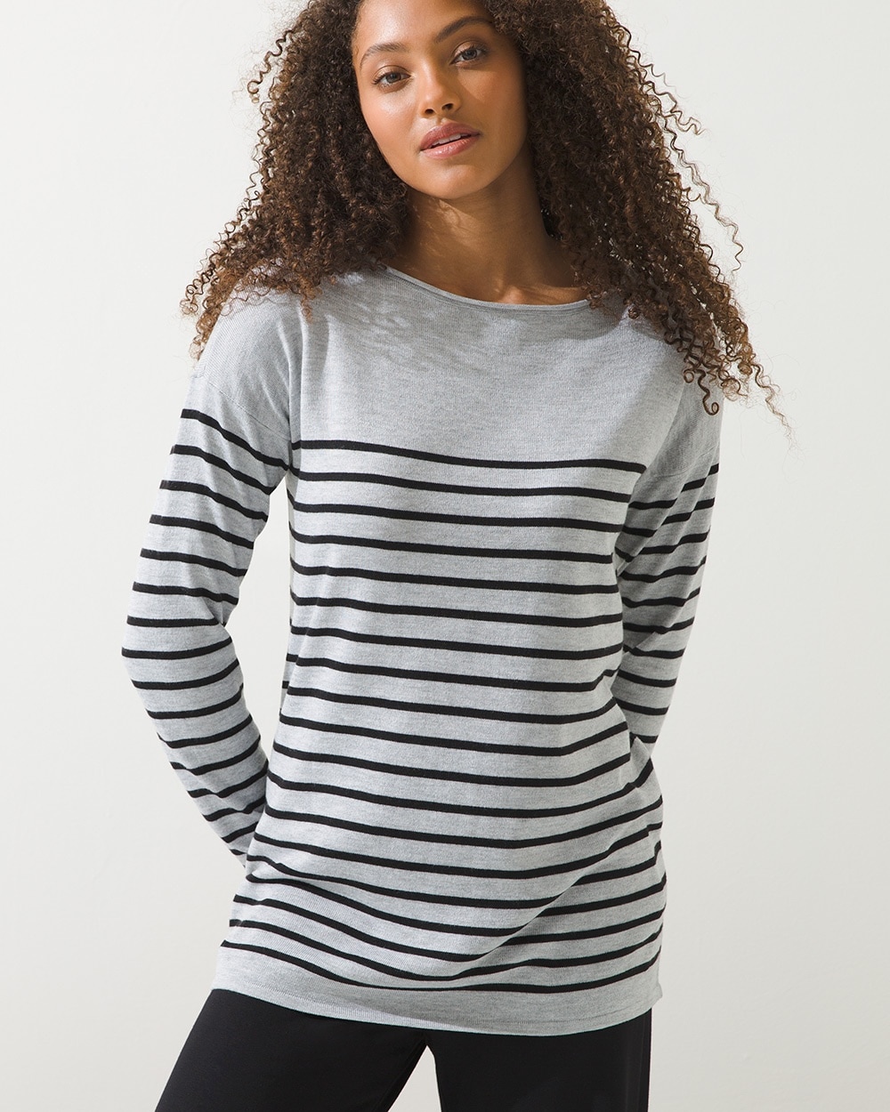 SomaWKND Eco Yarn Bateau-Neck Sweater