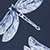 Show TILED DRAGONFLY NAVY for Product