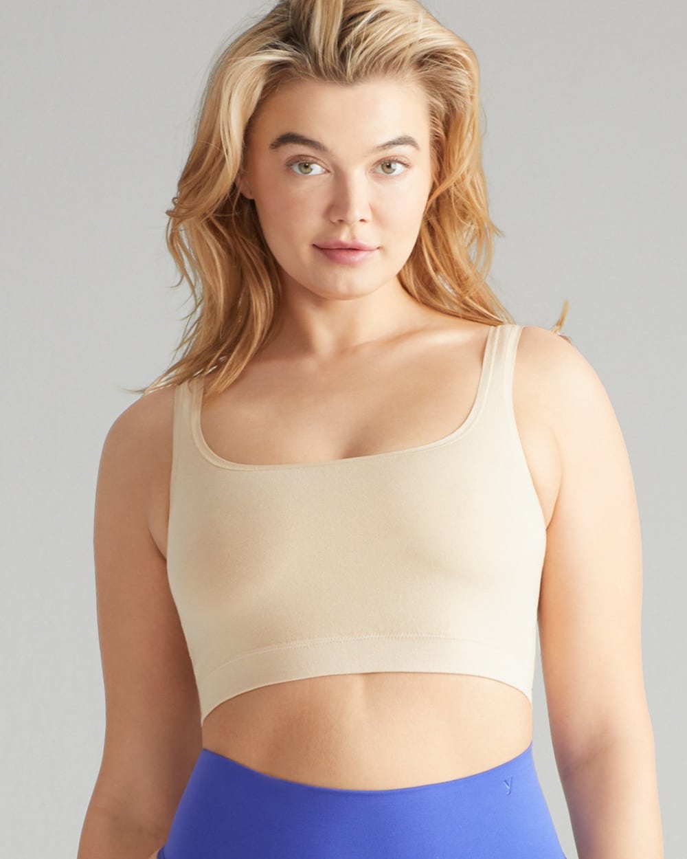 Soma Yummie Tanya Scoopneck Bra, Frappe, Size M/l