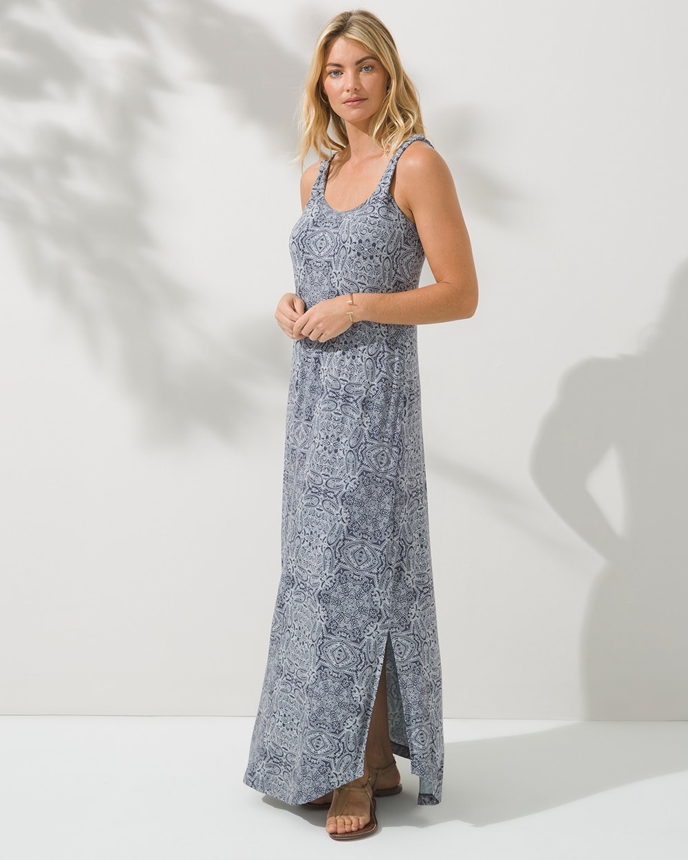 Twist-Strap Maxi Bra Dress