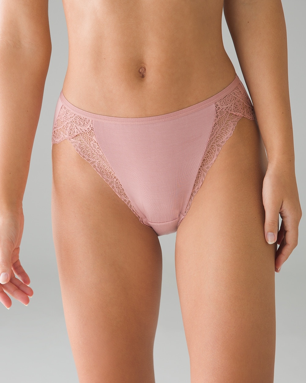 Embraceable Signature Lace High-Leg Brief Panty – Goob's Closet