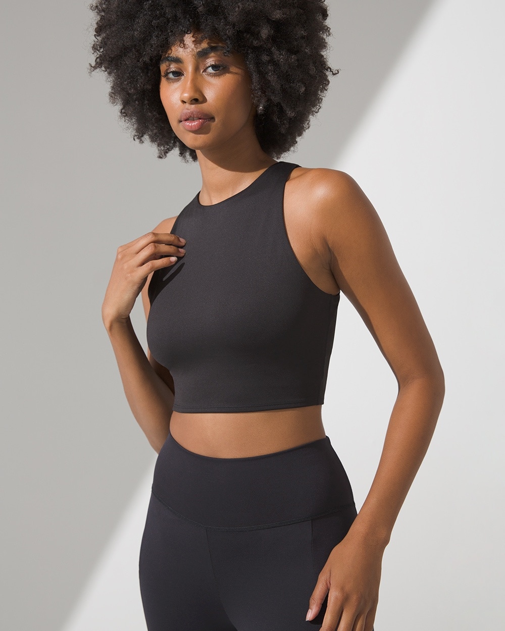 Nonstop Crop Top with Built-In Shelf Bra - Soma