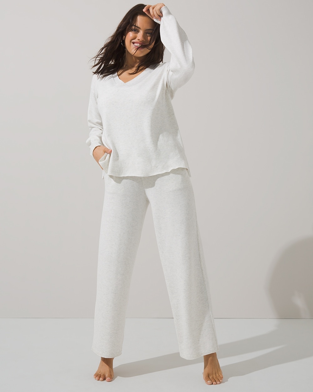 SomaWKND Eco Yarn Wide-Leg Pants