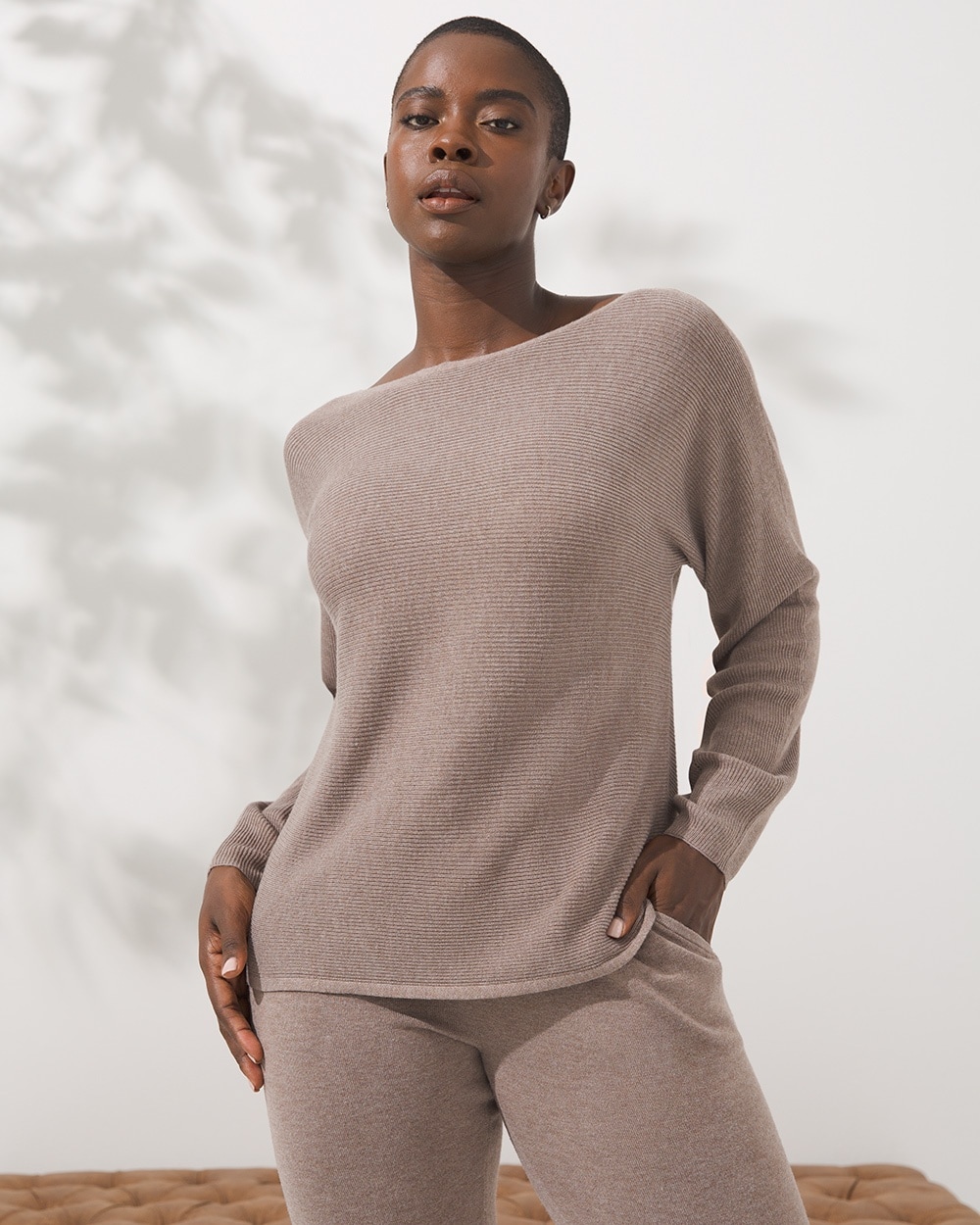 SomaWKND Eco Yarn Ribbed Pullover