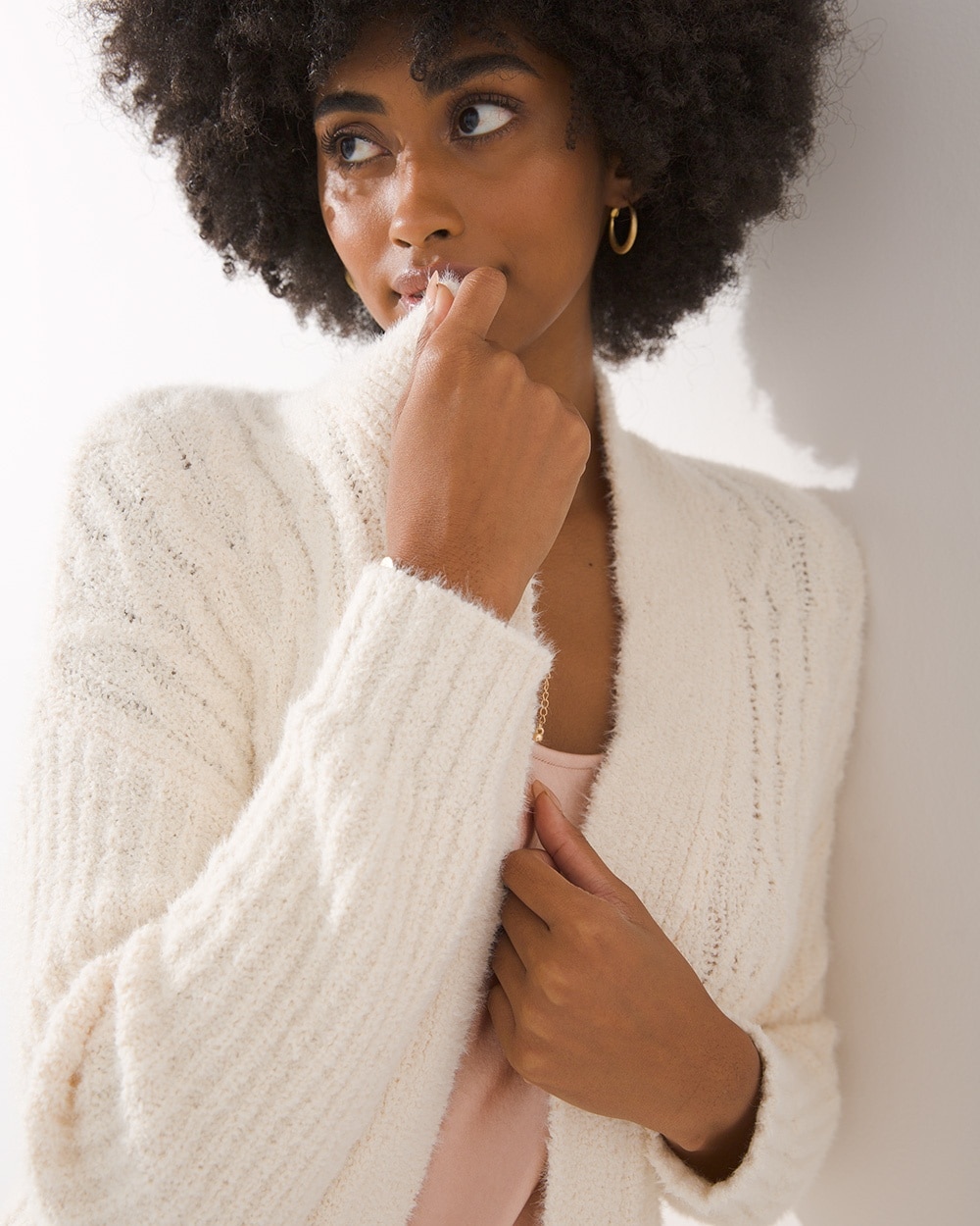 SomaWKND Chenille Cozy Cardigan