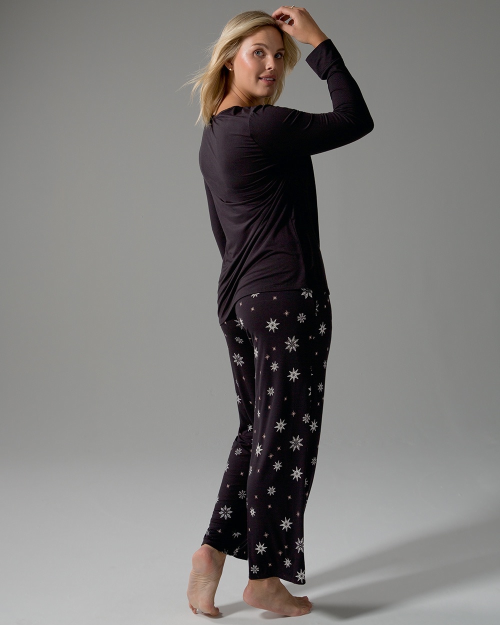 soma cool nights long sleeve pajama set