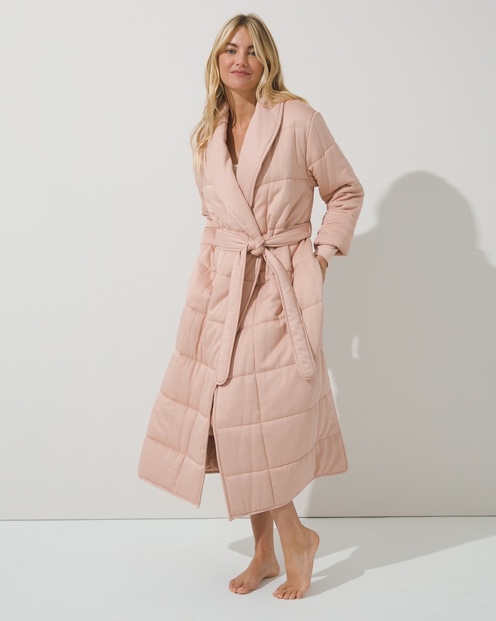 Long Puffer Robe