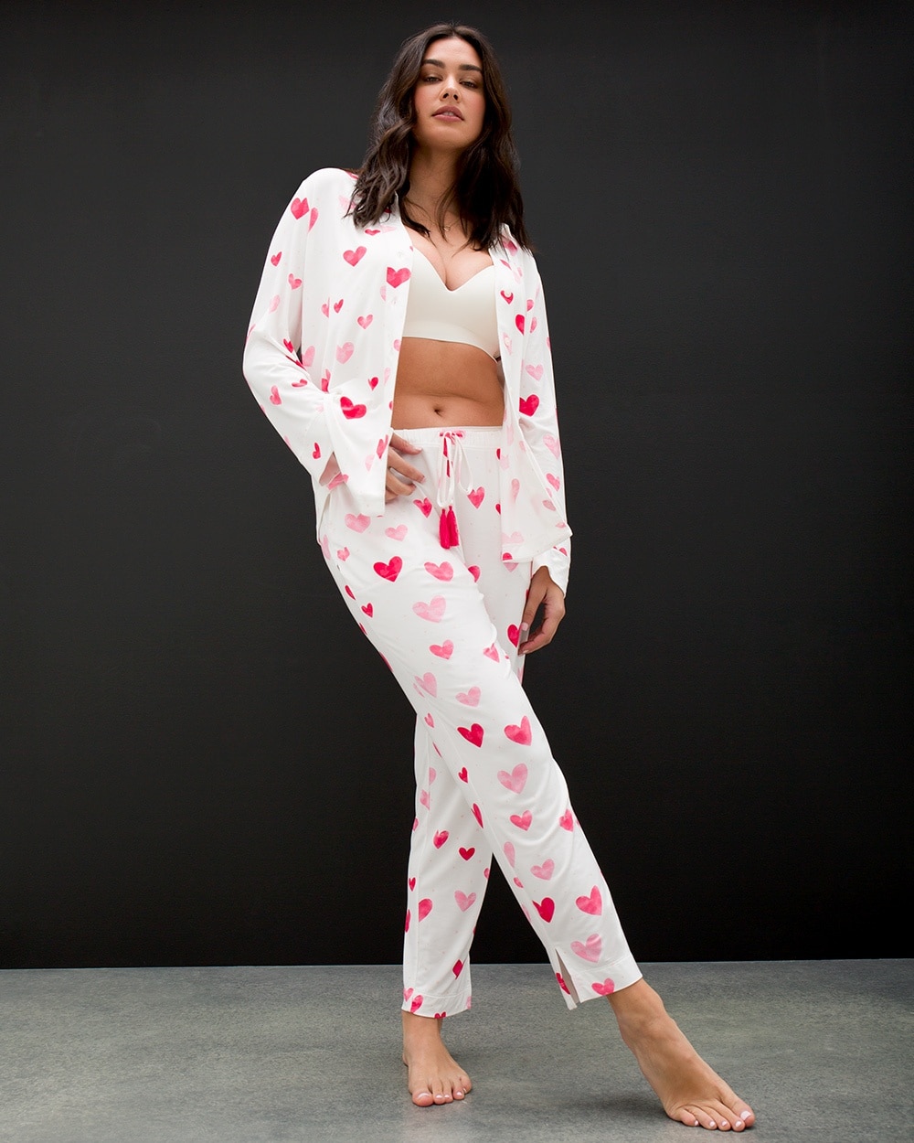 Soma, Intimates & Sleepwear, Soma Cool Nights Tasseltie Ankle Pajama  Pants