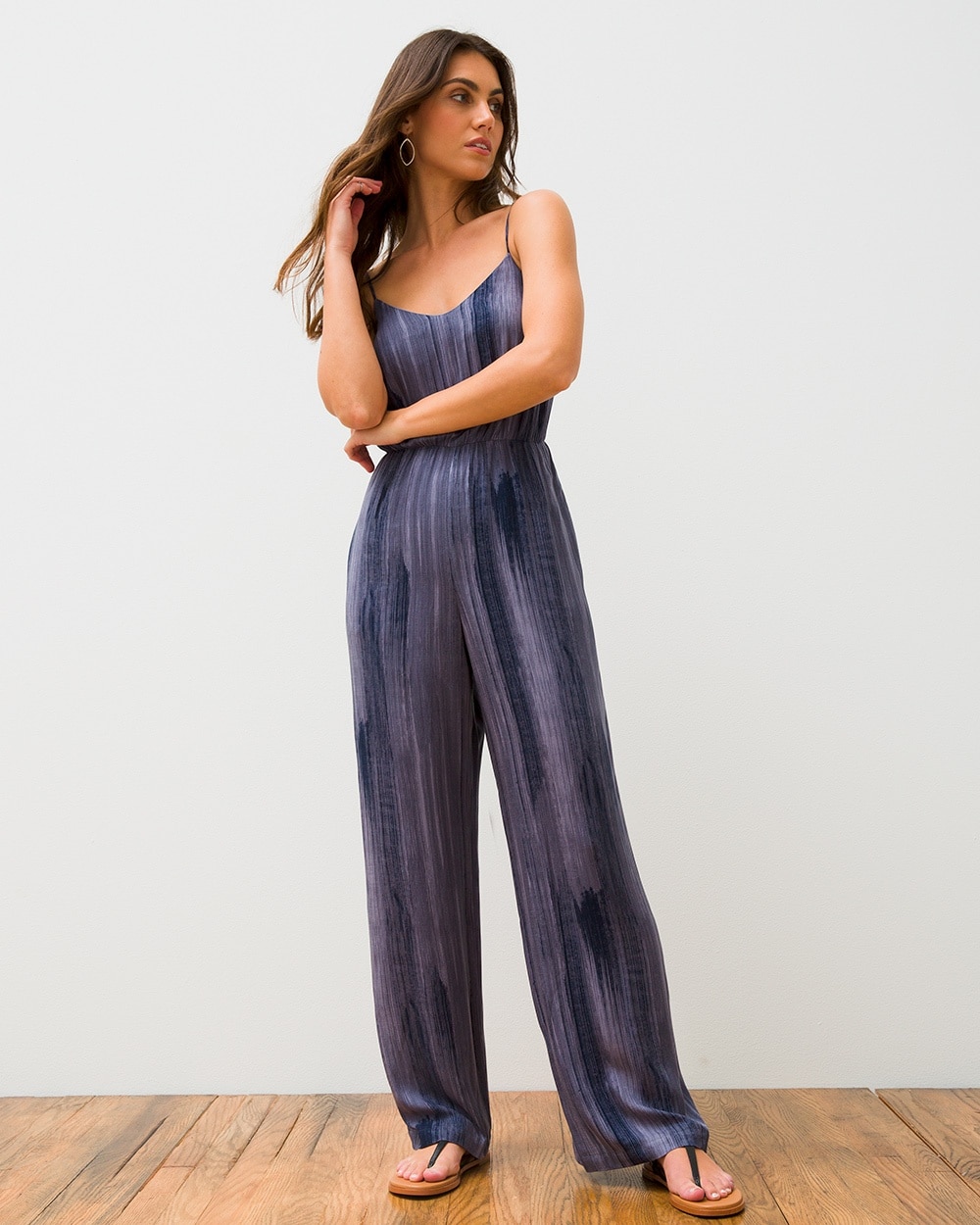 Rayon Challis Bra Jumpsuit