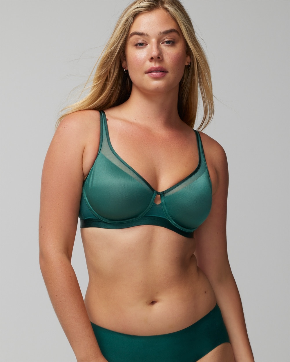 Soma Women's Unbelievable Lift Balconette Bra In Green Size 36c |