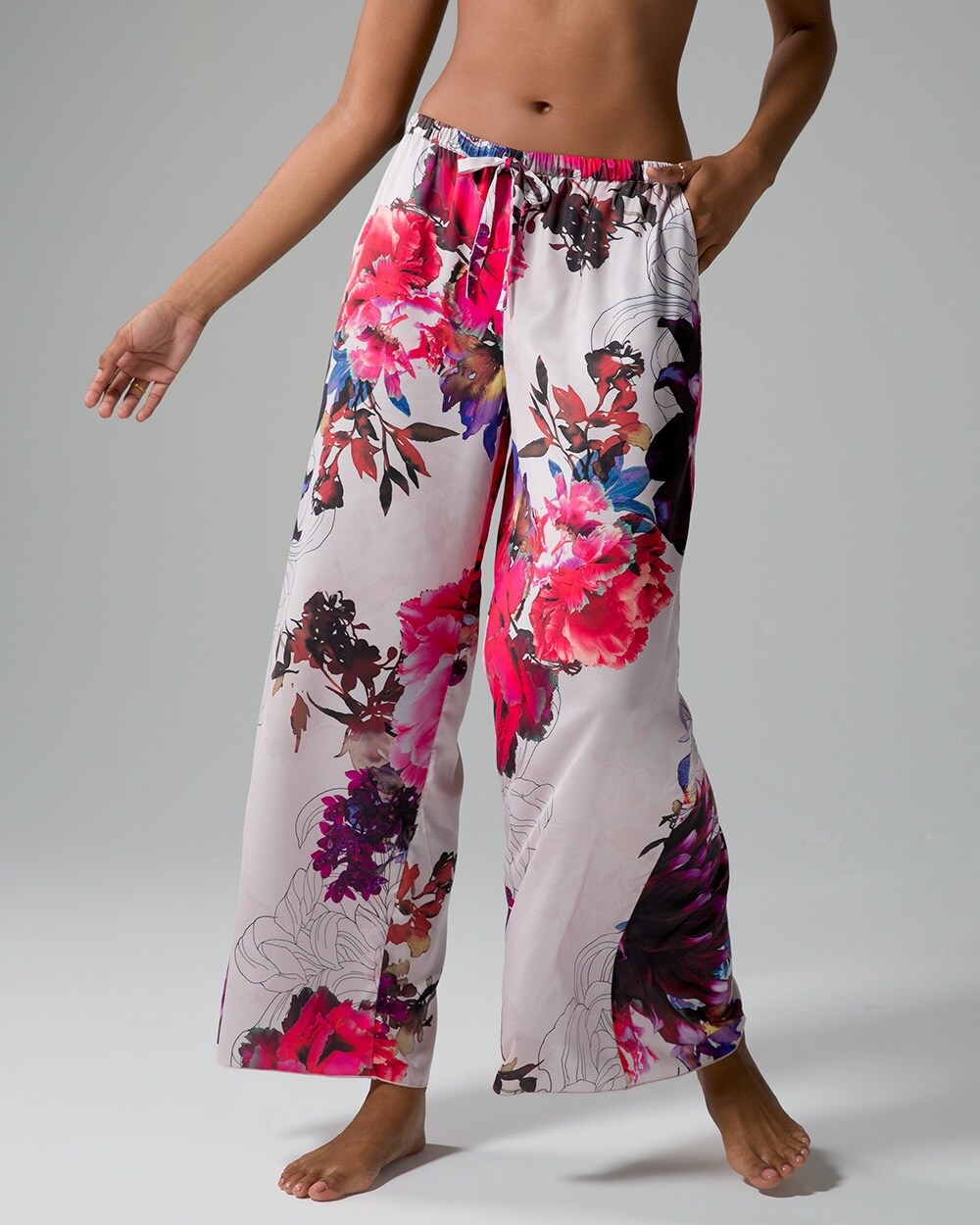 Satin Wide Leg Pant