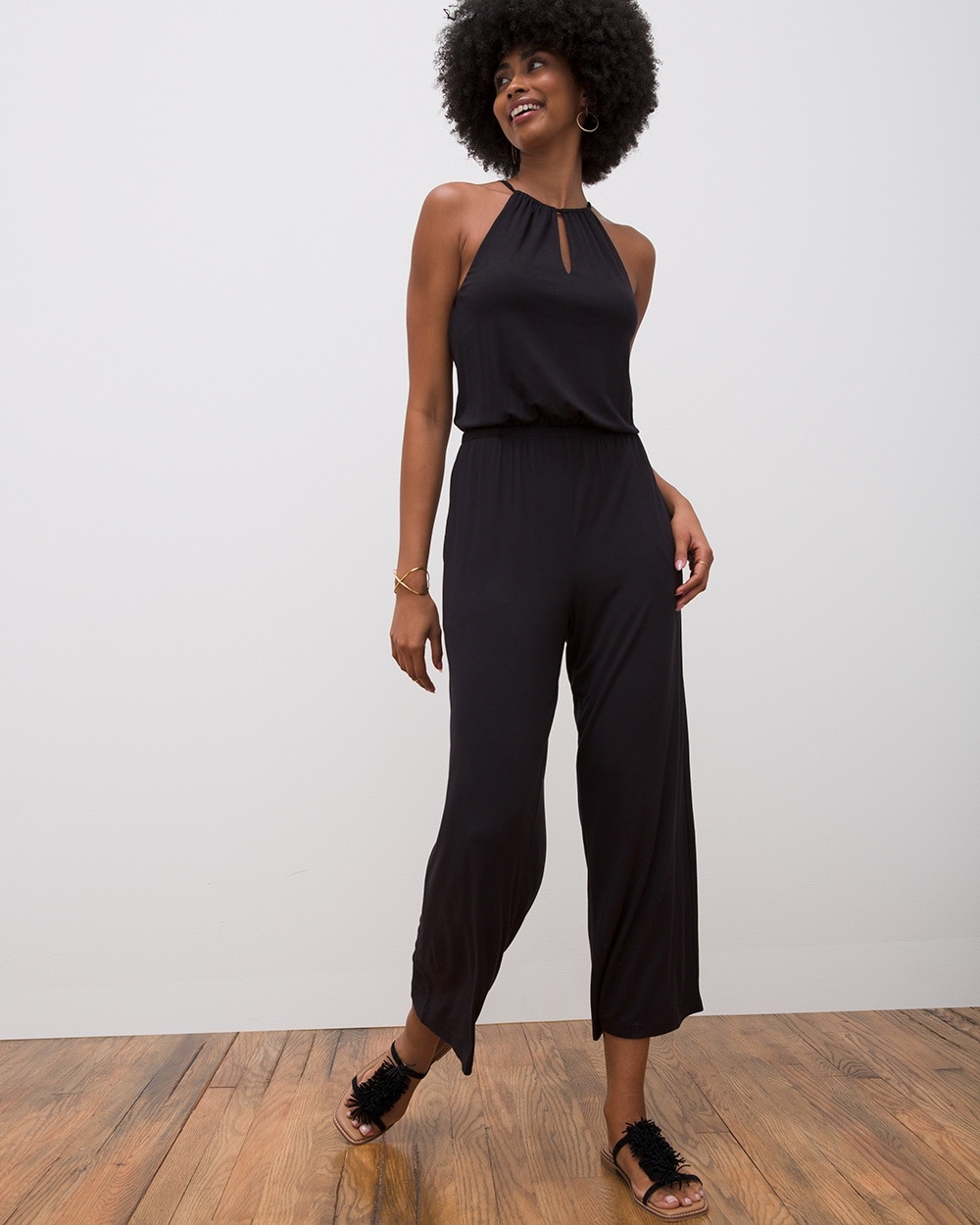 Soft Jersey Keyhole Bra Jumpsuit