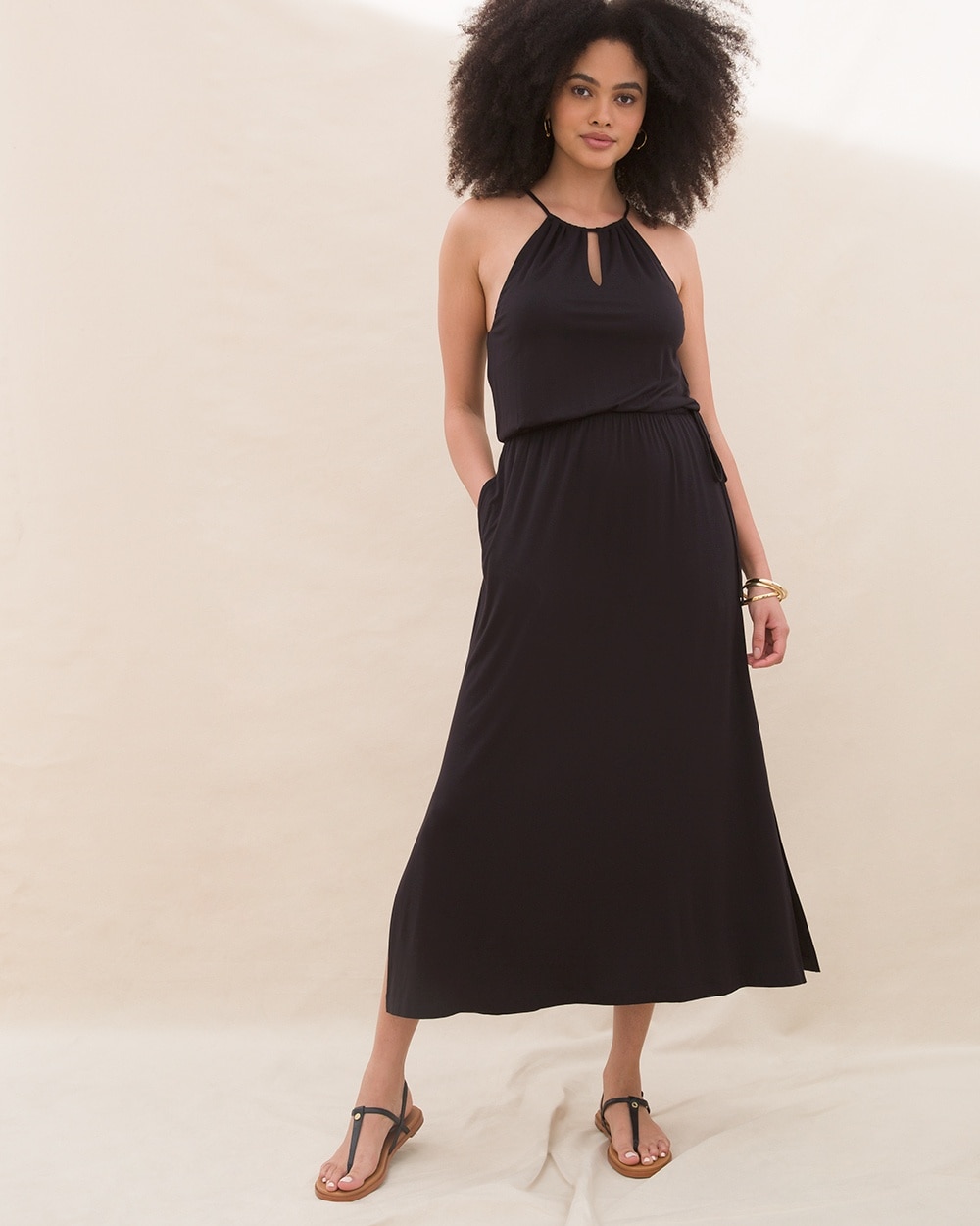 Soft Jersey Keyhole Maxi Bra Dress - Soma