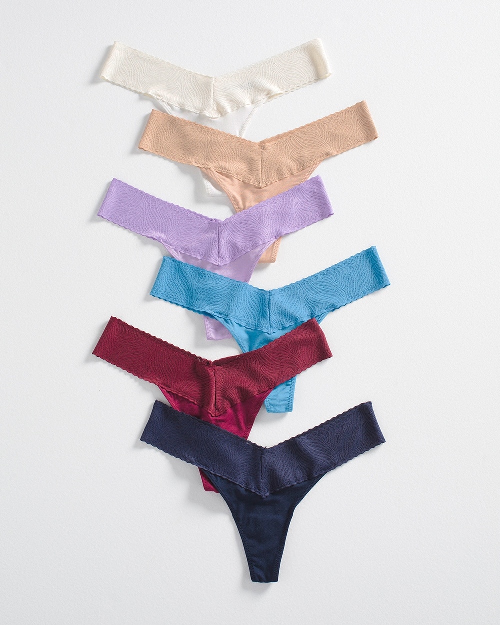 Embraceable Lace Thong 6 Pack