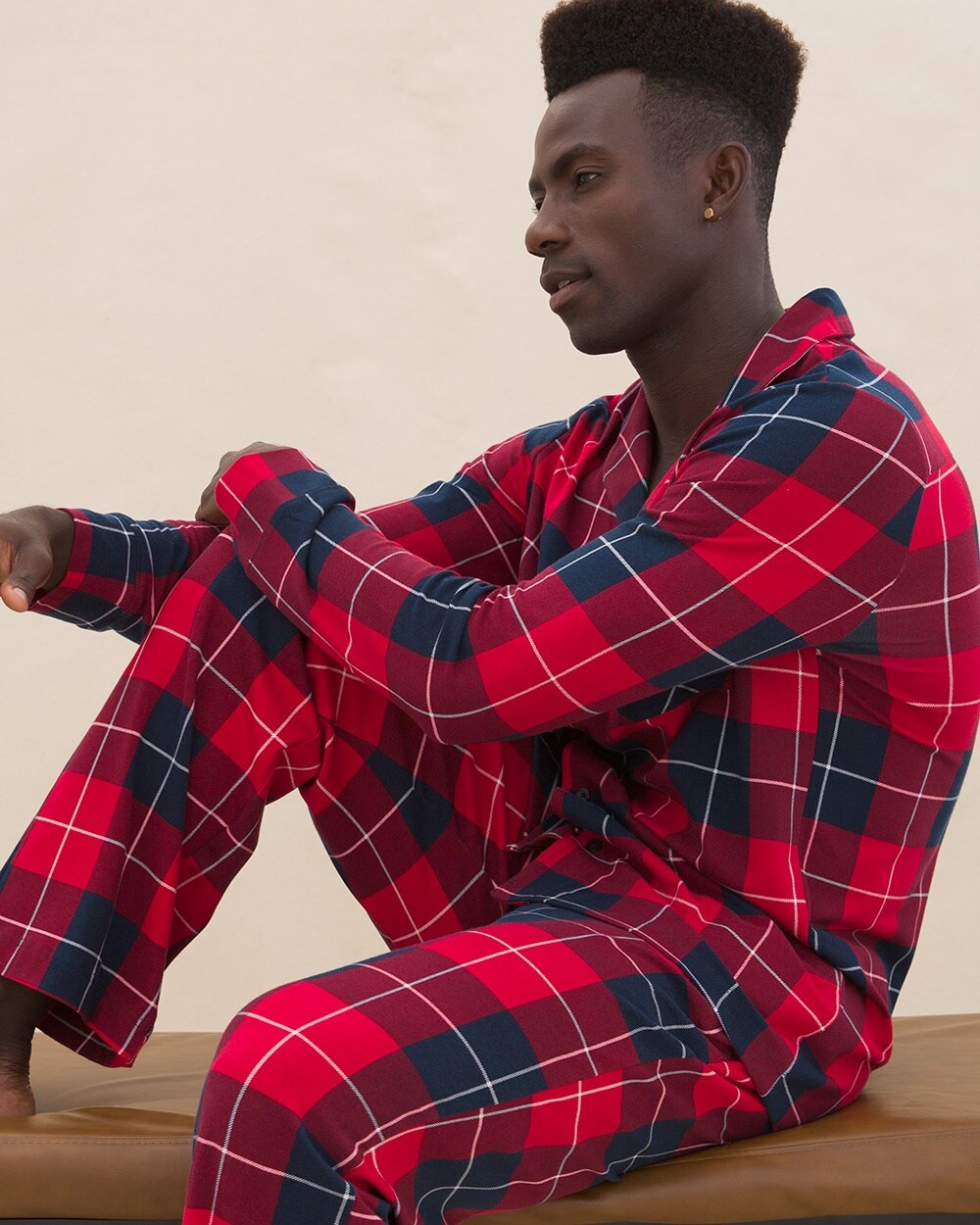 Embraceable Men s Notch Collar Pj Top Soma