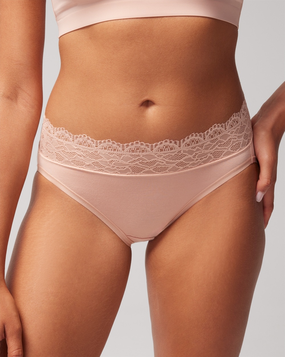 Embraceable Super Soft Enchanting Lace High-Leg