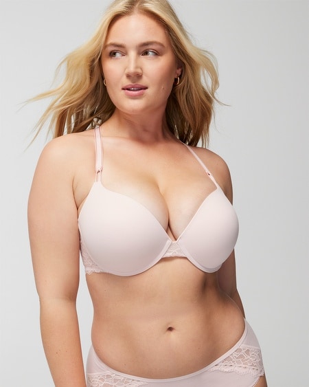 Bare The Push-Up Without Padding Bra 32G, Maroon Banner at  Women's  Clothing store