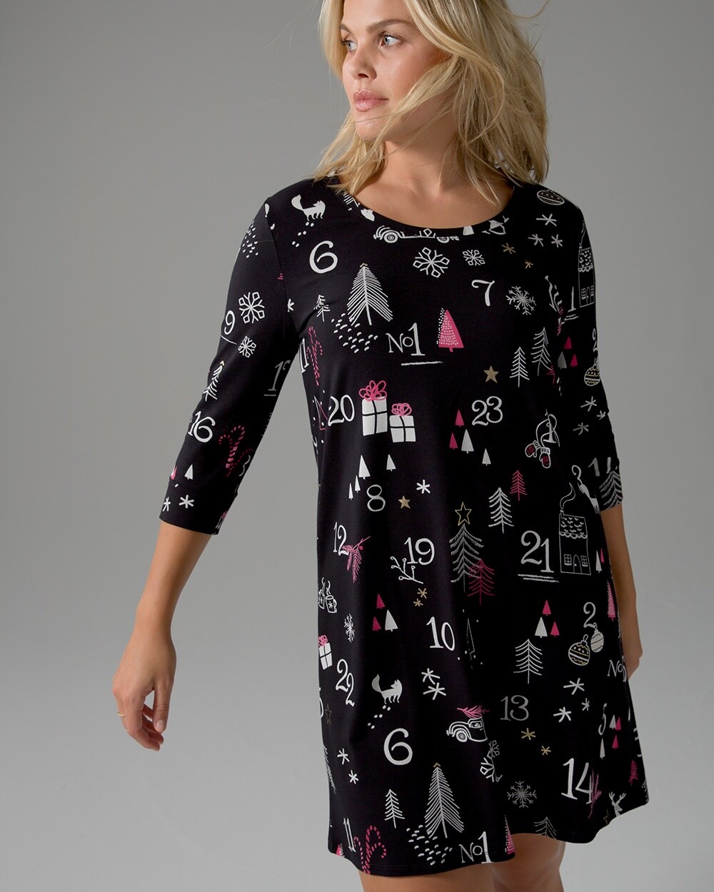 Embraceable 3/4 Sleeve Sleepshirt