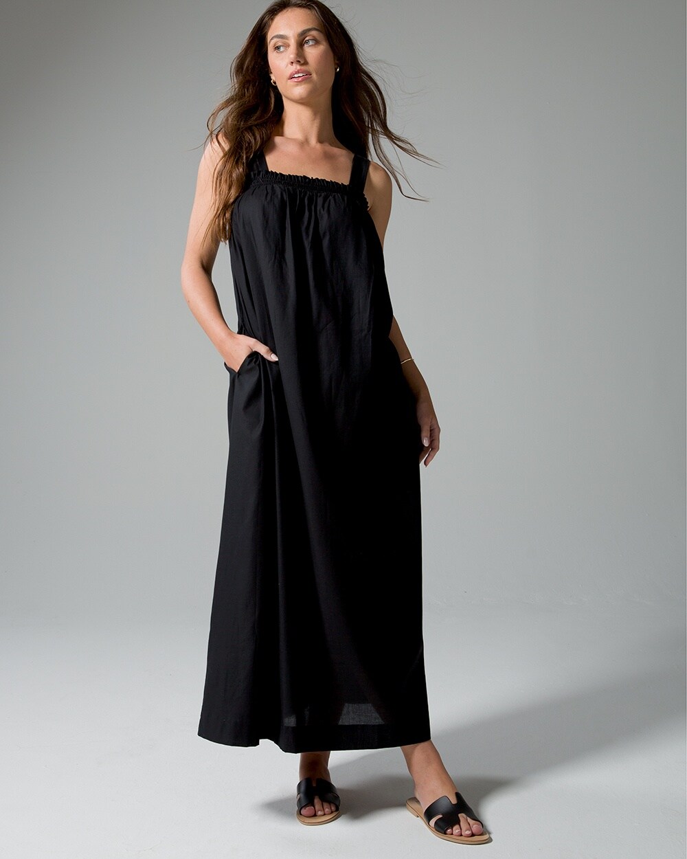 Cotton Tank Maxi Bra Dress